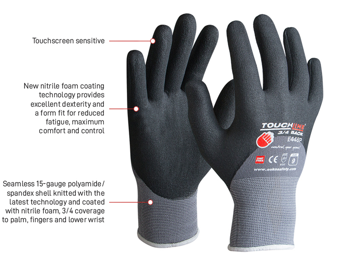 Esko 3/4 Back Touchline Glove - Esko Safety